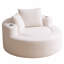 Canapé-lit modulaire rond avec coussins et porte-gobelet de 3,15 po, aucun assemblage requis, convient aux petits espaces de vie-132213998