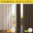 NICETOWN Burlap Vintage 2 Panels Faux Linen 100% Blackout Curtains, Rod Pocket Style, Thermal Insulated & Noise Reducing Drapes for Living Room, Bedroom, Modern, Farmhouse-22865651-22865653