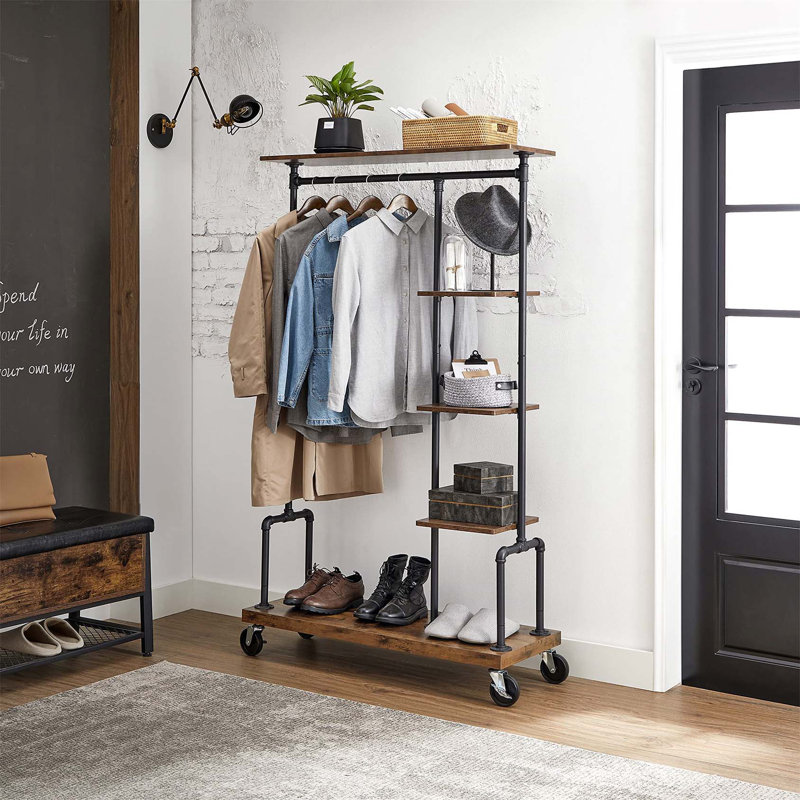 Bonville 103cm Rolling Clothing Rack