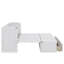 Grand lit escamotable avec port USB et tiroir-242243204