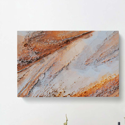 All Eternity In Abstract - Wrapped Canvas Print