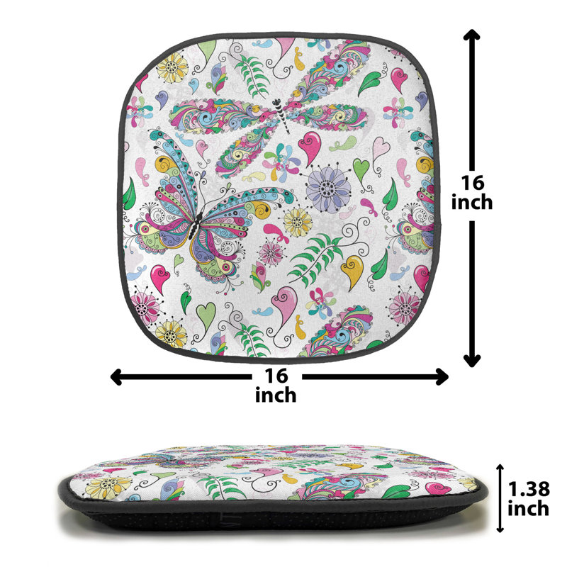 Coussin de siège papillon