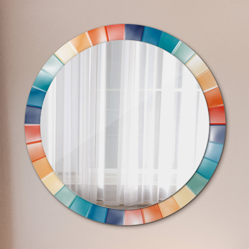 Huldar Glass Flat Wall Mirror
