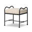 Tabouret d'appoint Maron Leona - crème Yuma