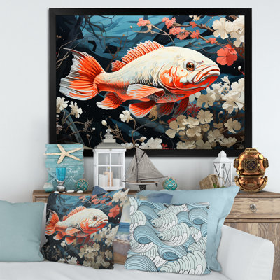 «Japanese Fish Dance Expression» sur toile