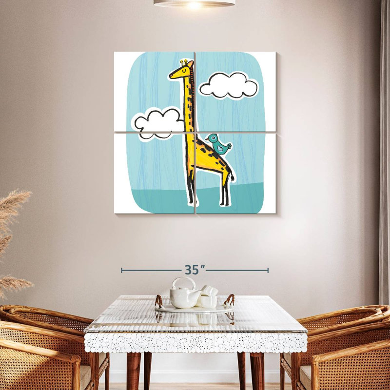 Ashelle Wild About You Giraffe, H 38 po x l 38 po