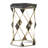 Hex Stone Top End Table
