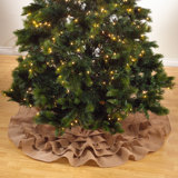 Rachelle Burlap Tree Skirt