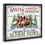«Winter Wonderland Sleigh Rides», art mural sur toile par Creatif Belle