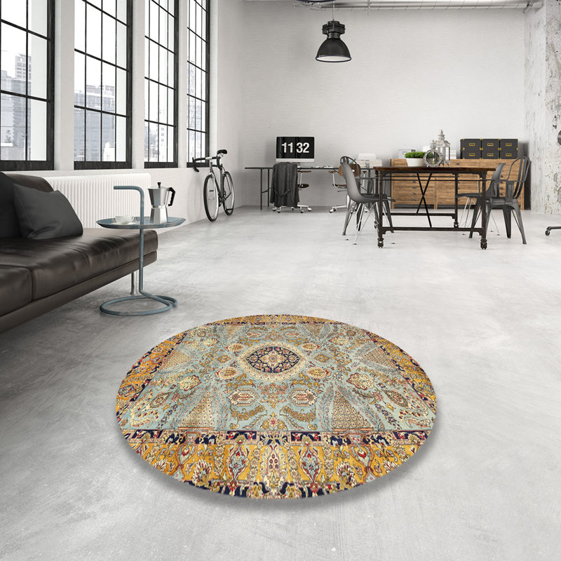 Oriental Indoor Rug, Round 4'