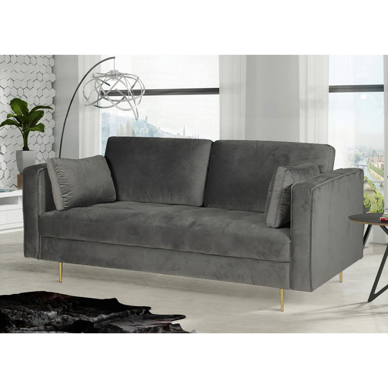 Athalia 2 Seater Loveseat, Grey