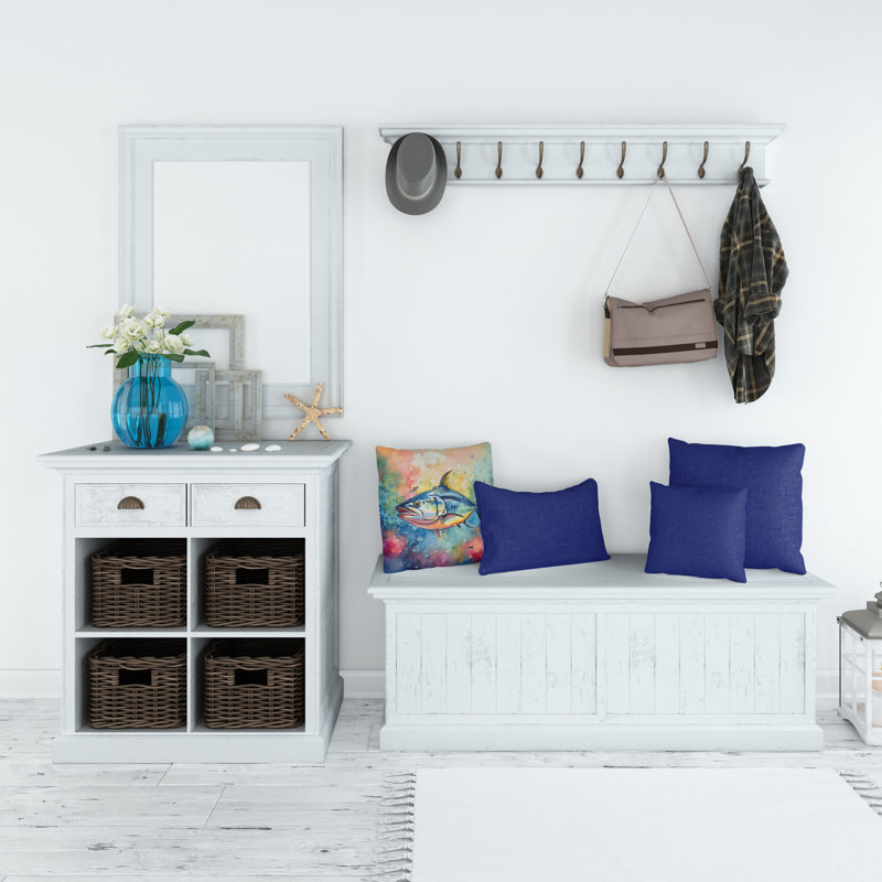 Coussin décoratif intérieur / extérieur Nautical, H 18 po x l 18 po
