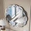 Miroir mural argenté Silver Crush Diamond