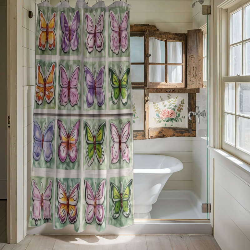 Boho Metamorphosis - Premium Shower Curtain, 74"H x 71"W