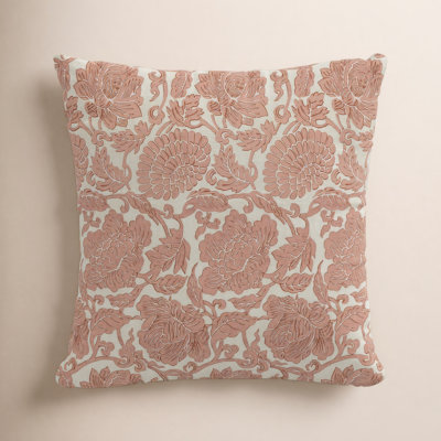 Ima Floral Cotton Throw Pillow
