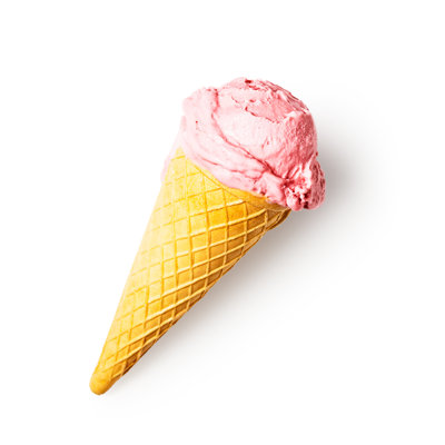 Ashippun Strawberry Ice Cream - Wrapped Canvas Print