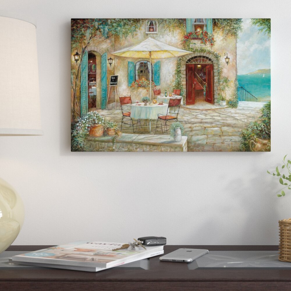 Elongated Window On Canvas by Joval Framed with LED Light Landscape Wall  Art 16 in. x 24 in.