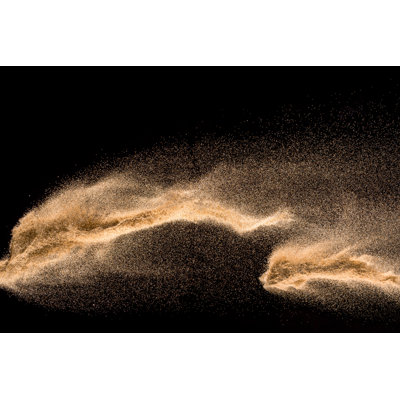 Dry River Sand Explosion 1 Piece Wrapped Canvas Wall Art