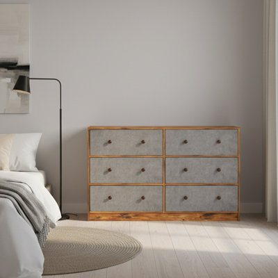 114cm W Particle Board Bedside Table