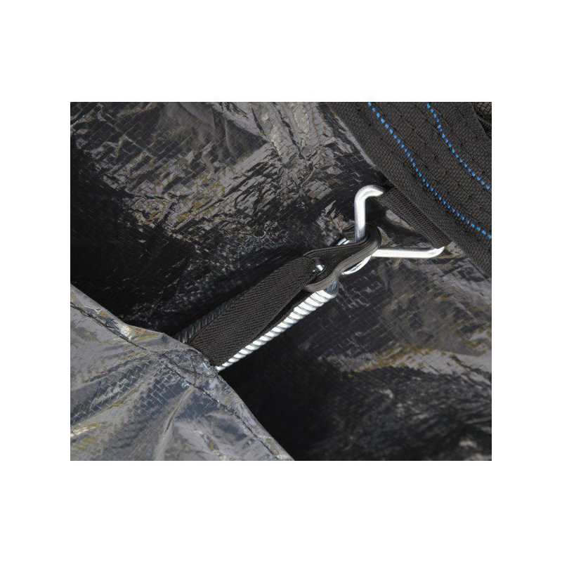 JumpKing Polyethylene Plastic Weather Cover Compatible With Square/Rectangle Trampoline, 304.8cm W x 182.88cm D