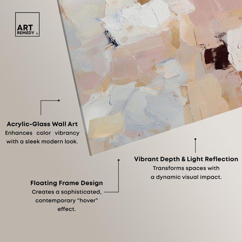 Whispering Walls II Acrylic Print Neutral Boho Art by Art Remedy, 20" H x 16" W