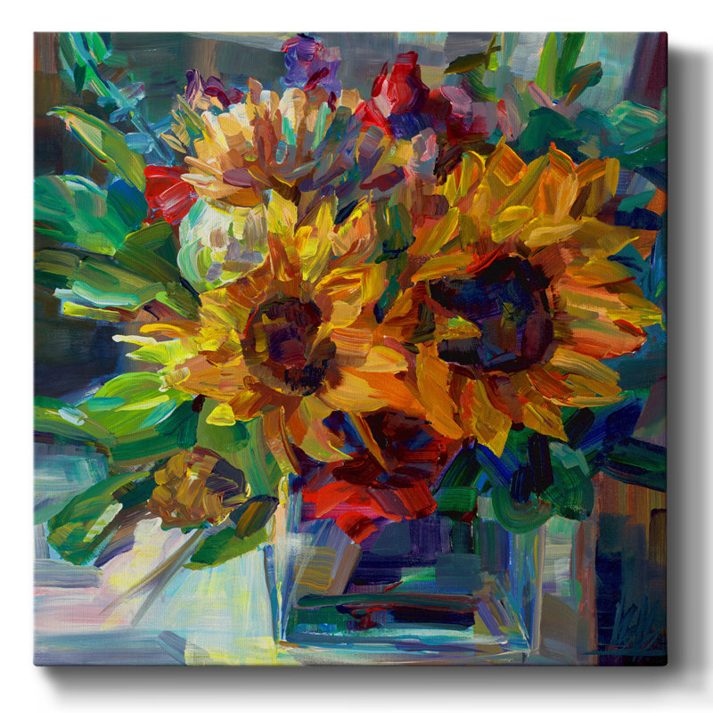 Soleil dans la maison - reproduction sur toile tendue