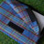 1.50m x 1.15m Waterproof Patterned Picnic Blanket Rug with Carry Handle in Blue-1372713672