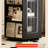 Italian Style Rotating Solid Wood Bookcase-112586516