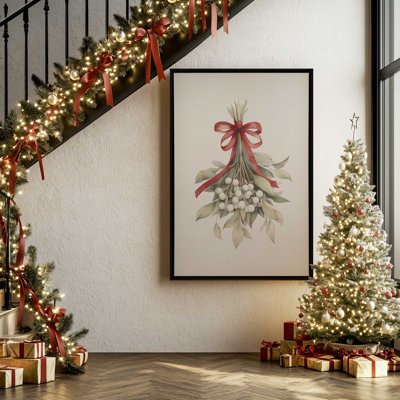Mistletoe Magic Canvas Art Print