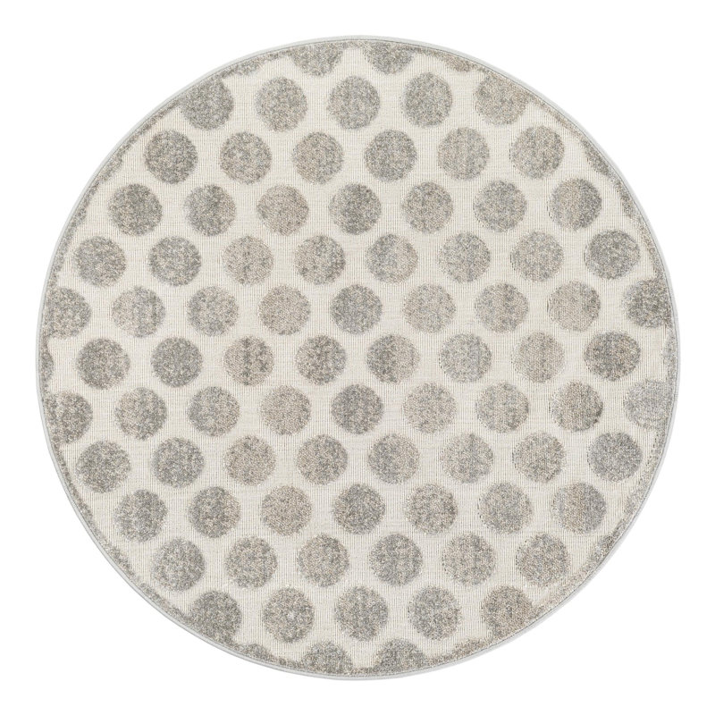 Sabrina Soto Dots Indoor/Outdoor Rug, Round 5'1"