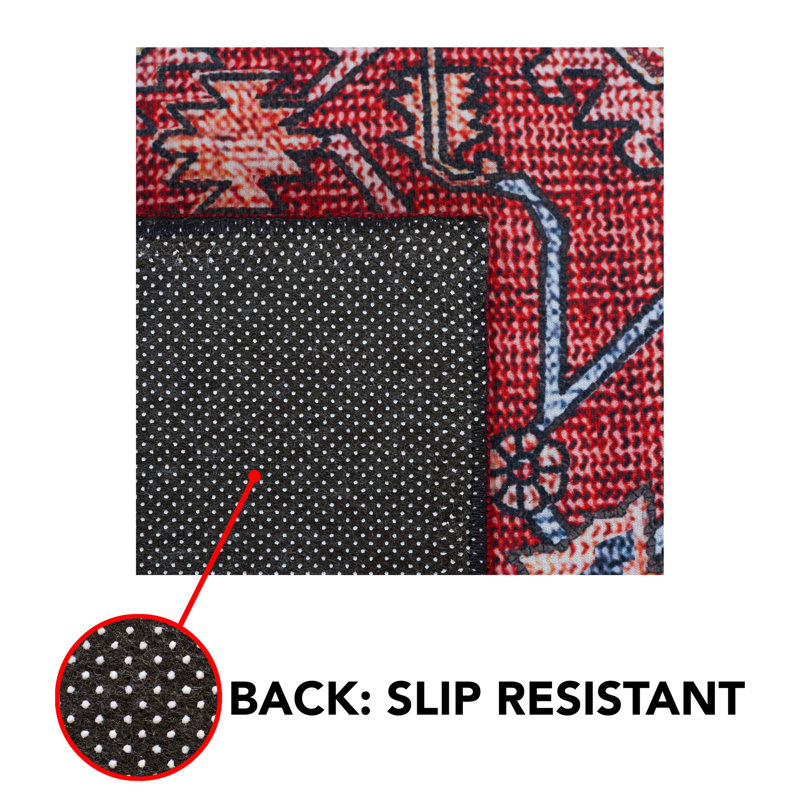 Tucson Performance Machine Washable Southwestern Rug, Square 6'