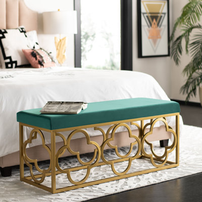 Rainn Velvet Upholstered Bench