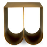 Side Table Rafaello Brushed Brass Finish