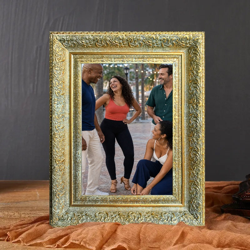 Cadre photo orné antique 11 "x 14" 1PC avec profil décoratif
