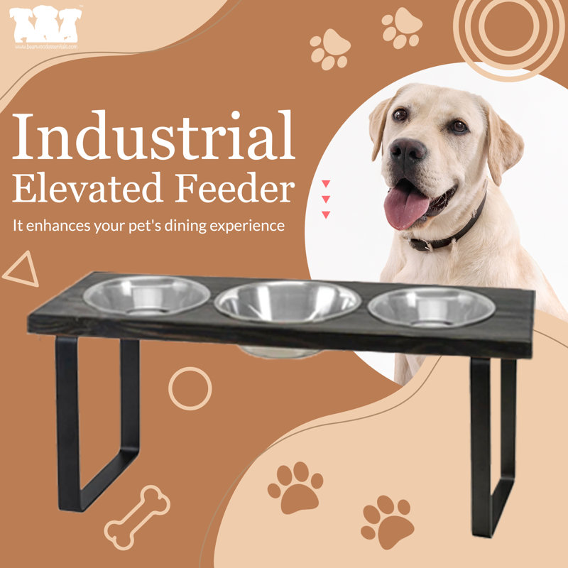 Elevated Feeder, Medium (10"), Grey