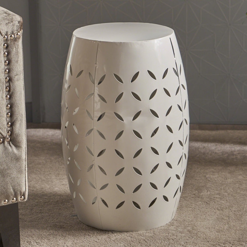 Babeth End Table, White