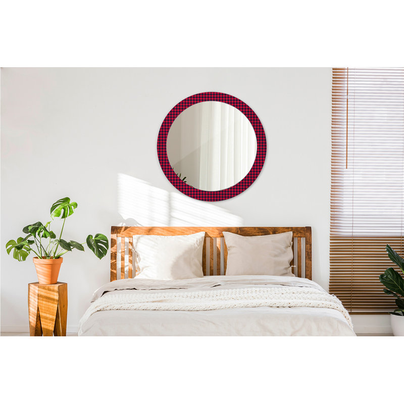 Huldar Glass Flat Wall Mirror