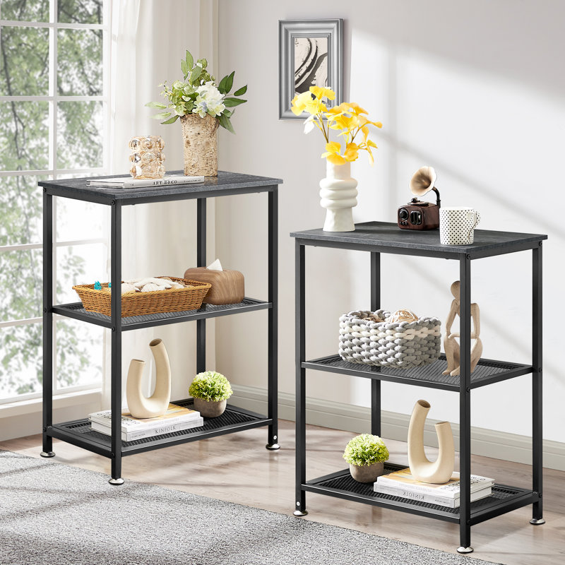 Kempst End Table, Charcoal Gray