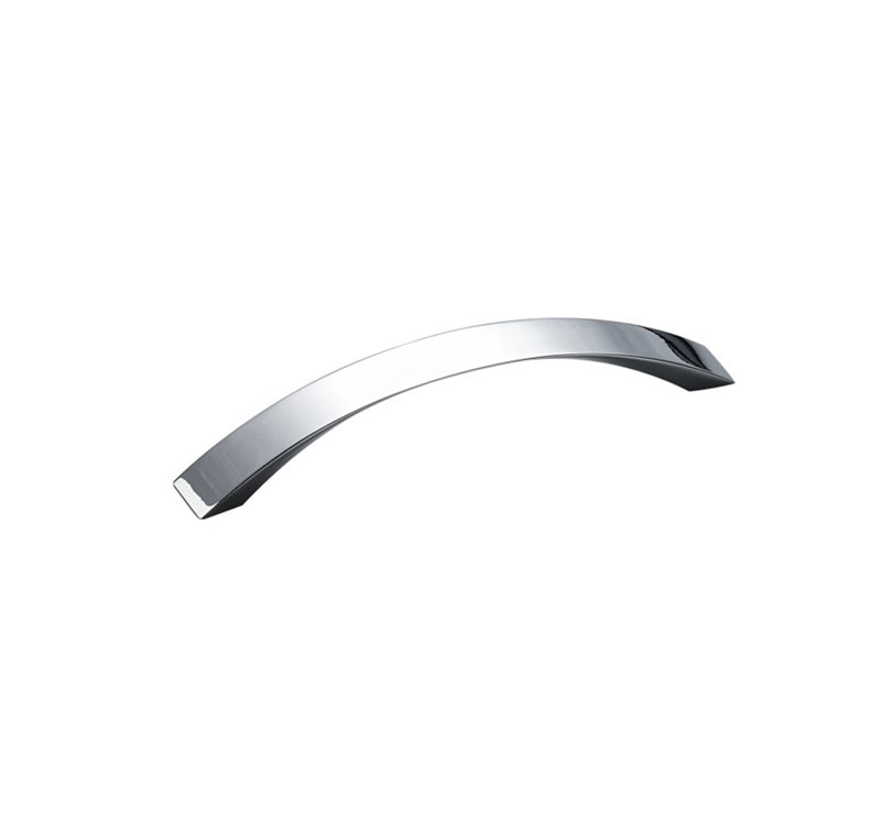 Poignée arche 5 1/16" center to center, Chrome poli
