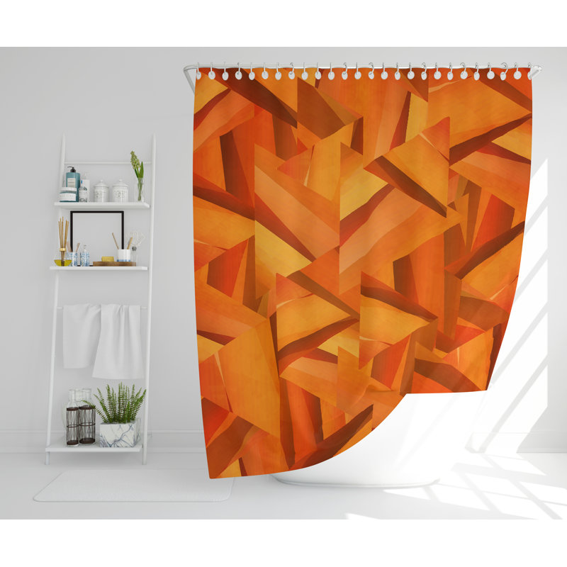 Wherry Polyester Shower Curtain Set, 177cm H x 177cm W