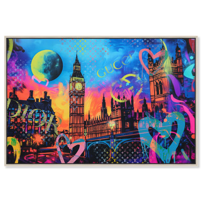 London Graffiti Canvas, art moderne graffiti par 