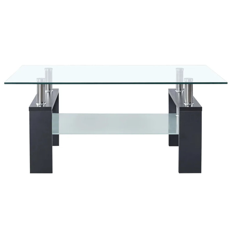 Berlynn Four Leg Coffee Table, Grey