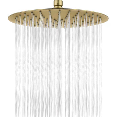 304 Stainless Steel High Pressure 10-Inch Single Function Round Rain Shower Head