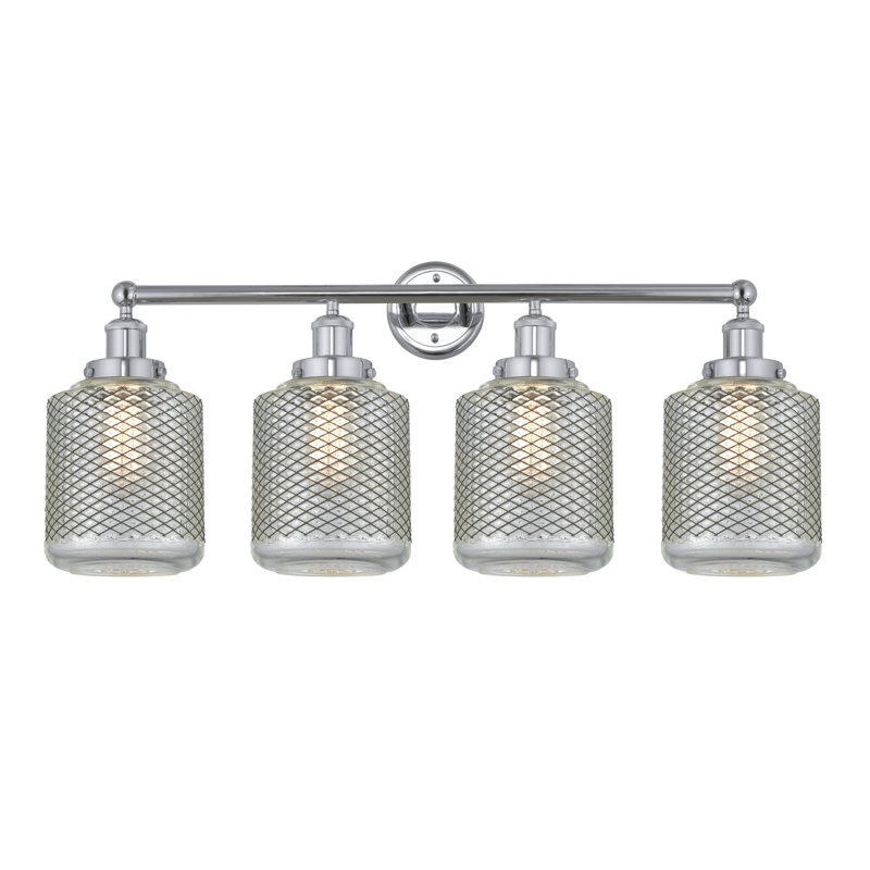 Dore 4 - Light Dimmable Vanity Light, Polished Chrome