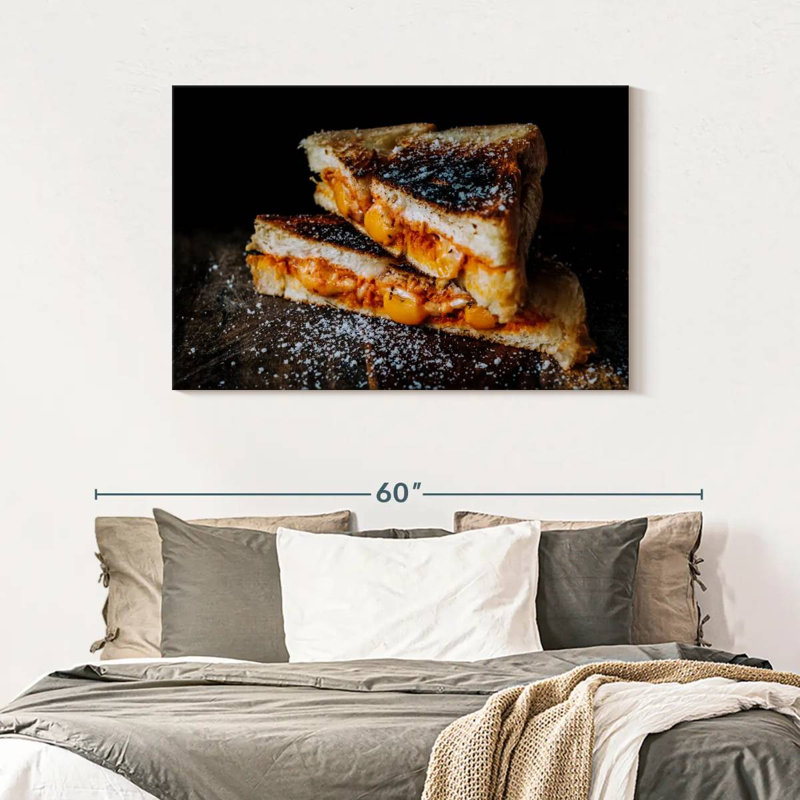 Yarlin Grilled Cheese, 30" H x 45" W