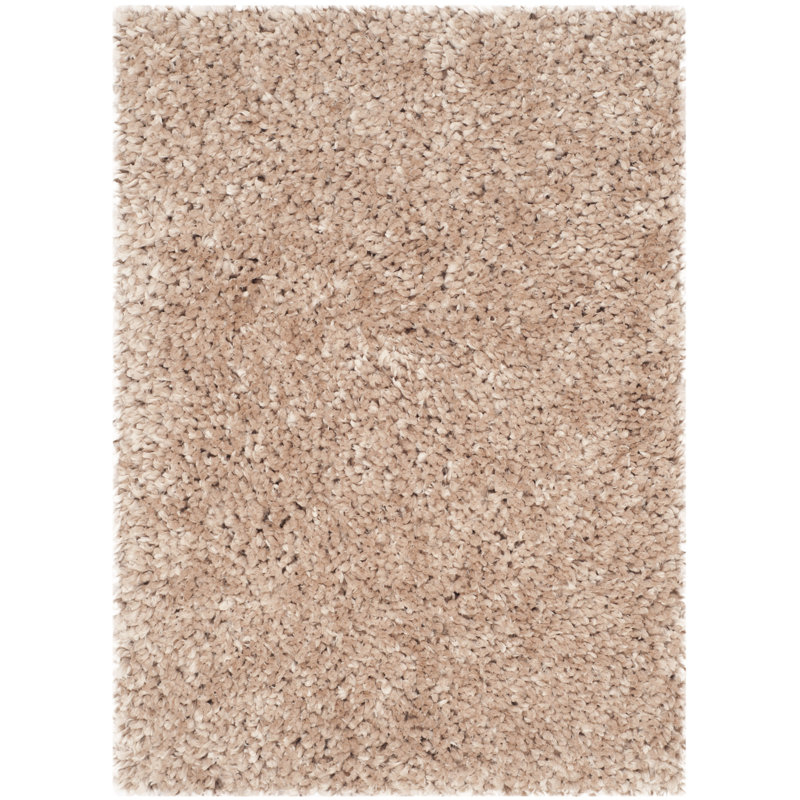 Solid Colour Hand Woven Area Rug, Rectangle 61 x 91 cm