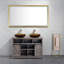 Miroir de salle de bain surdimensionné à DEL à cadre rectangulaire anti-buée à intensité variable-1361508089-1361507973