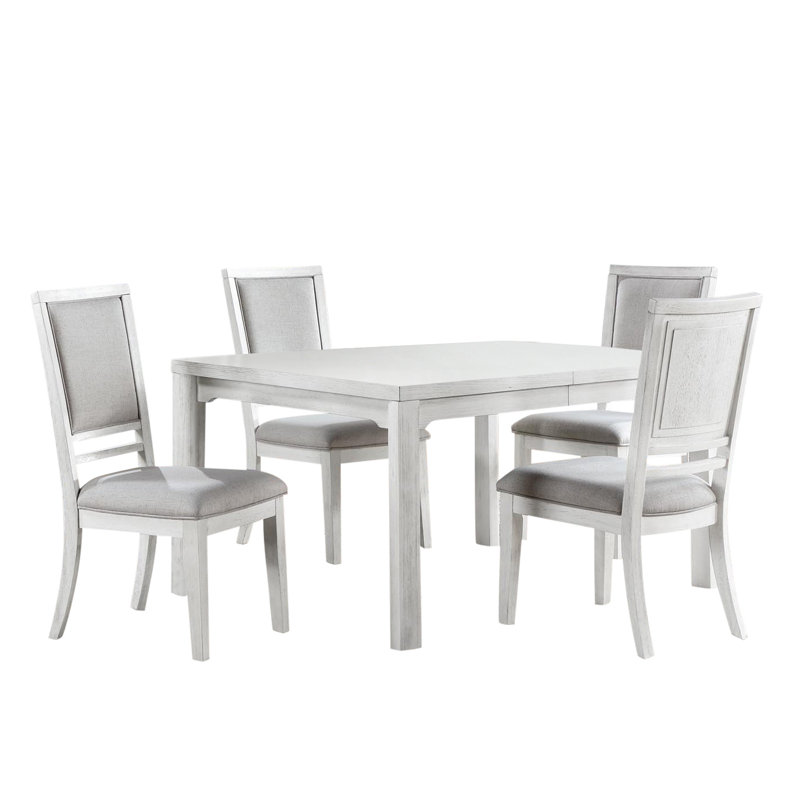 Dover 4 - Person Extendable Four Leg Base Dining Set