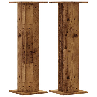 Speaker Stands 2 Pcs 11.8X11.8X37.4" Engineered Wood