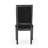 Viveiros French Country Fabric Upholstered Side Chair with Framed Back and Fluted Legs-128621952-128621960-128621950